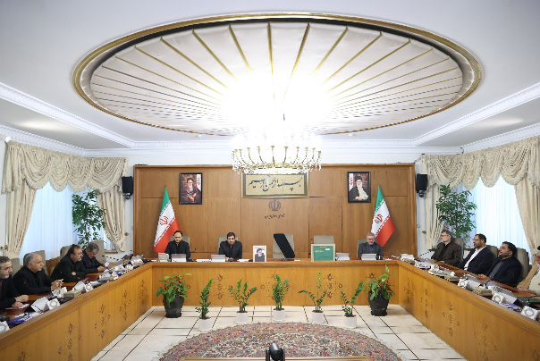 گزارش+تصویری+|+برگزاری++جلسه+فوق+العاده+هیات+دولت+به+ریاست+معاون+اول+رئیس+جمهور