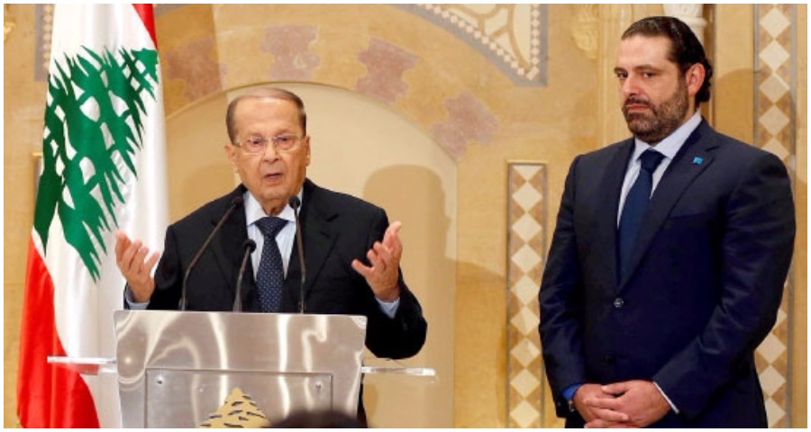 عون يقبل استقالة الحريري.. ويتعهّد بحكومة لبنانية نظيفة
