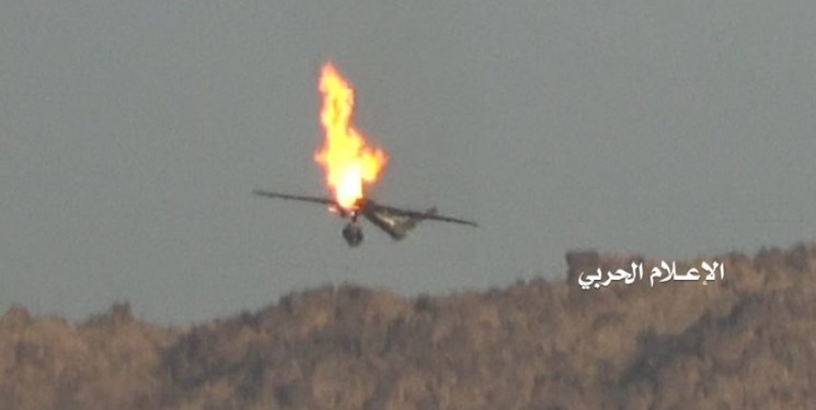 پدافند هوایی یمن، هواپیمای جاسوسی ائتلاف سعودی را در نجران ساقط کرد