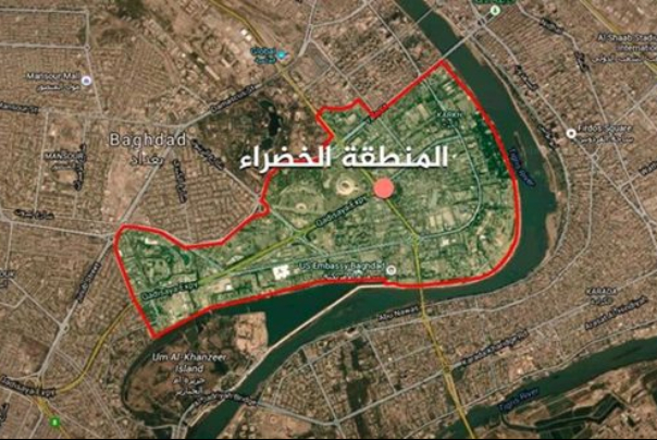 سقوط قذائف ضمن المنطقة الخضراء.. وسفارة امريكا تطلق صفارات الانذار