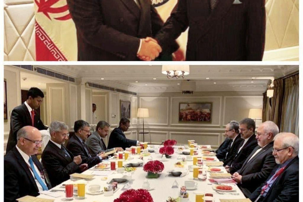 وزیران خارجه ایران و هند صبح امروز در یک صبحانه کاری آخرین تحولات روابط دو جانبه به ویژه در زمینه اقتصادی و شرایط منطقه ای را بررسی کردند