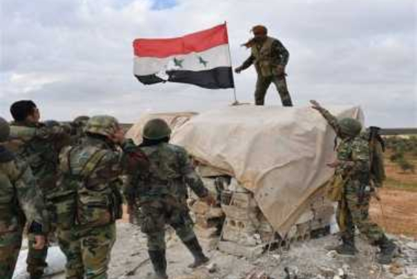 انهدام مقر تروریست‌ها، پیشروی ارتش سوریه و تهدید آمریکا