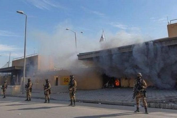 صواريخ كاتيوشا تستهدف السفارة الامريكية في بغداد