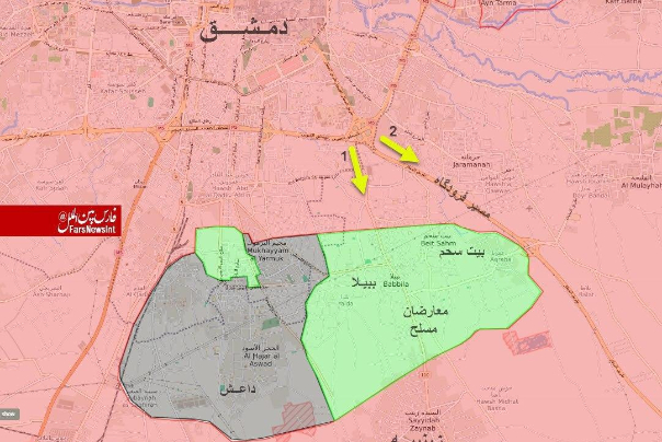 ارتش سوریه وارد روستای «الشیخ‌علی» در غرب بزرگراه حلب-دمشق شد