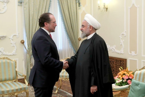 دیدار رئیس جمهور کشورمان با  وزیر خارجه اتریش در تهران