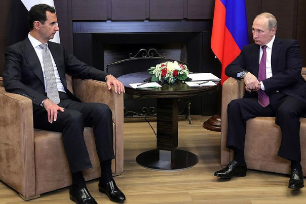 بوتين والأسد يبحثان الوضع في ادلب