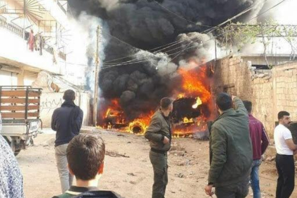 انفجار خودرو بمب‌گذاری شده در سوریه موجب هلاکت چند تروریست شد