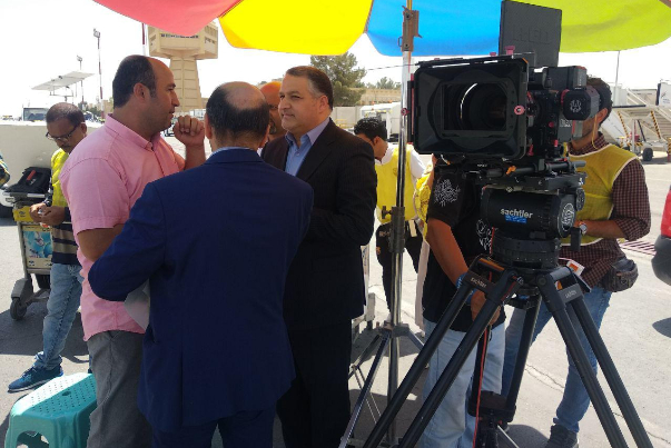 مدير مؤسسة الفارابي السينمائية يتفقّد كواليس فيلم "نيروانا"