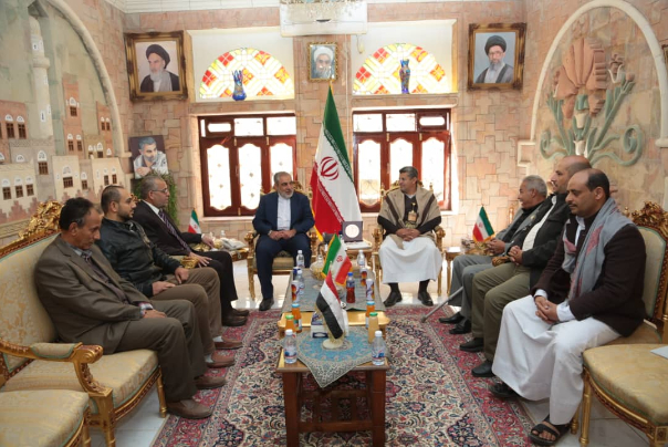 السفير الإيراني بصنعاء يلتقي ممثلي الفصائل الفلسطينية في اليمن