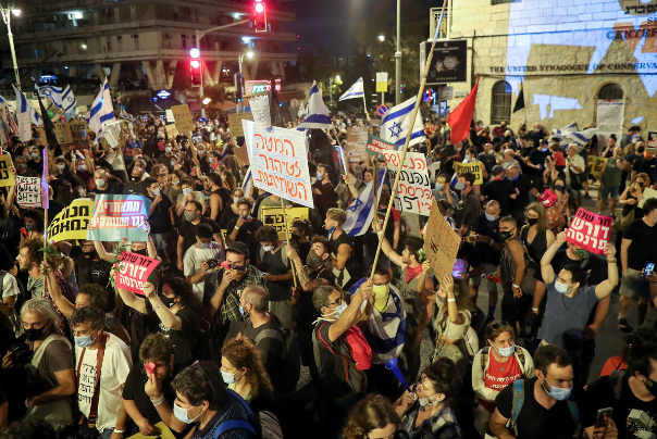 המחאה נגד נתניהו בישראל נכנסה לשבוע ה -30