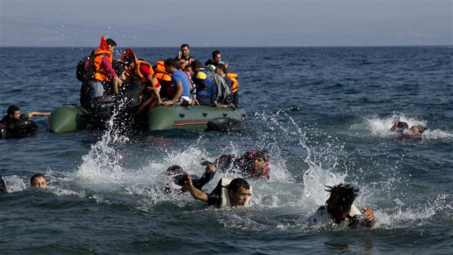بیش از هزار مهاجر  نیمه اول سال جاری میلادی در دریا جان باختند