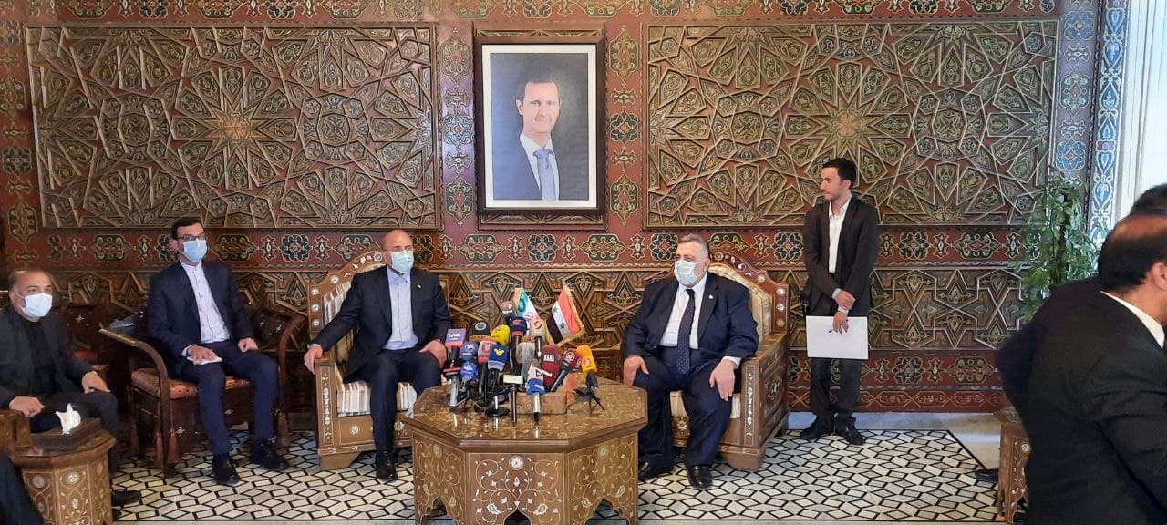 قاليباف للصباغ: سورية تقف في الخط الأمامي لجبهة المقاومة