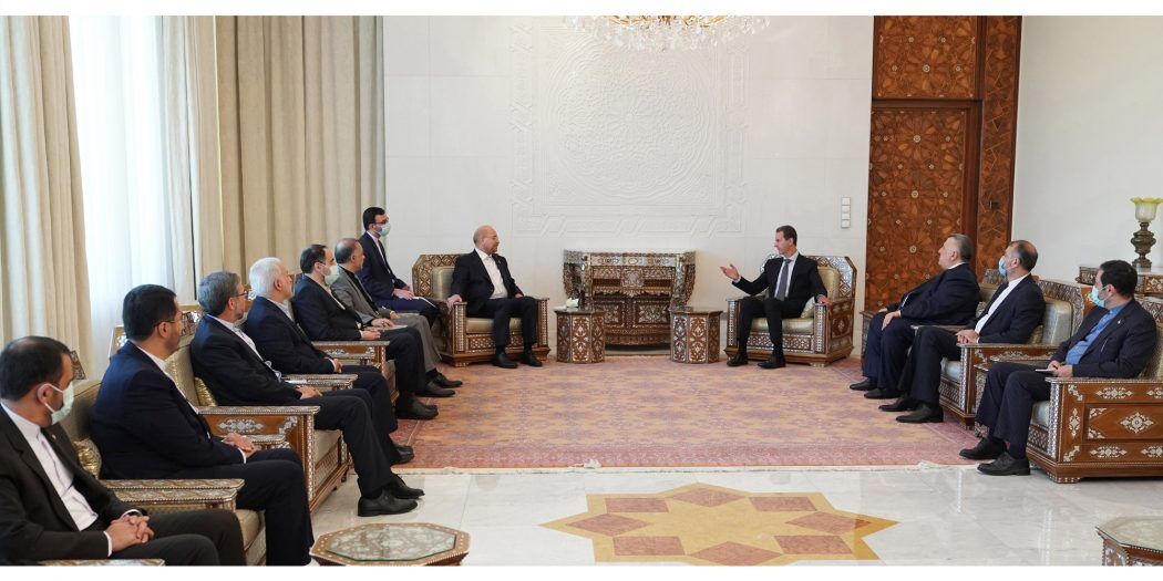الاسد لدى استقباله قاليباف: إيران شريك أساسي لسوريا
