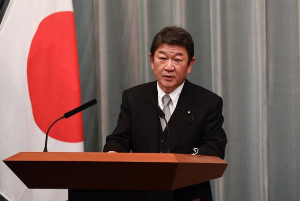 وزیر خارجه ژاپن در راه تهران