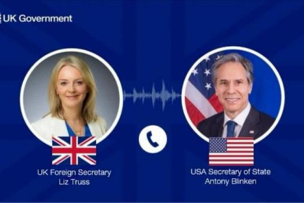 Госсекретарь США и глава МИД Британии обсудили по телефону ситуацию вокруг России, КНР и Исламской Республики