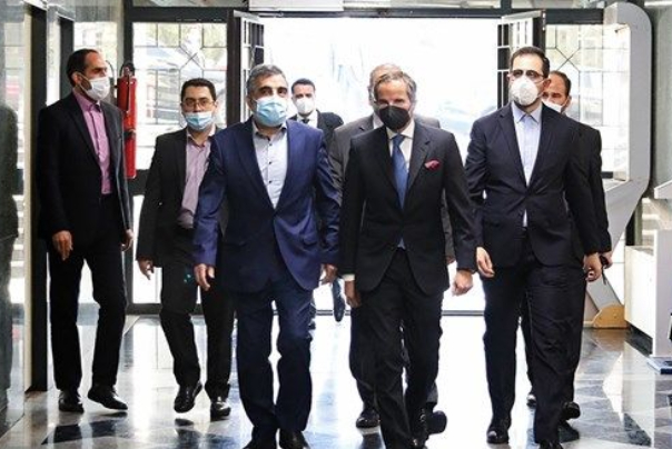 دیدار گروسی با رئیس سازمان انرژی اتمی ایران