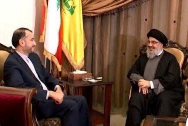 Iran FM, Lebanon’s Hezbollah leader hold talks