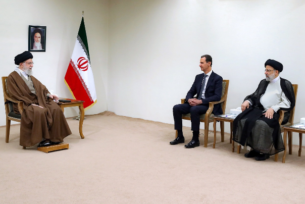 What are the implications of Syrian President's meeting with Iran's Supreme Leader?
