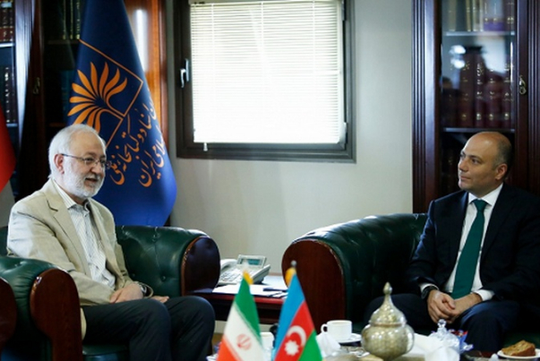 Встреча министра культуры Азербайджанской Республики с главой Национального архива и библиотеки Ирана