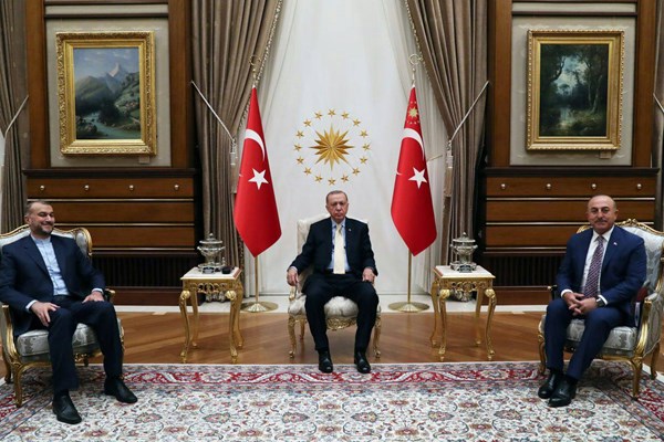 Iran FM met Turkish president in Ankara