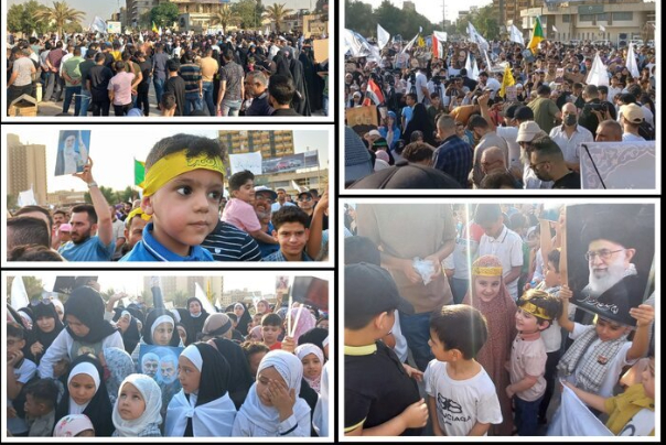 ساحة الفردوس في بغداد تنشد "سلام يا مهدي"