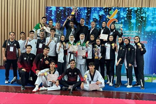 Молодежная сборная Ирана по тхэквондо выиграла чемпионат Азии 2022 года