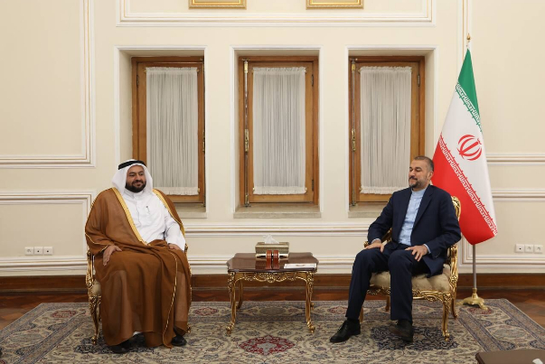 Амир Абдоллахиян встретился с катарским министром в Тегеране