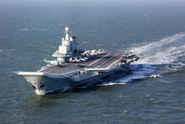 Chinese aircraft carrier Shandong crossed the Taiwan Strait