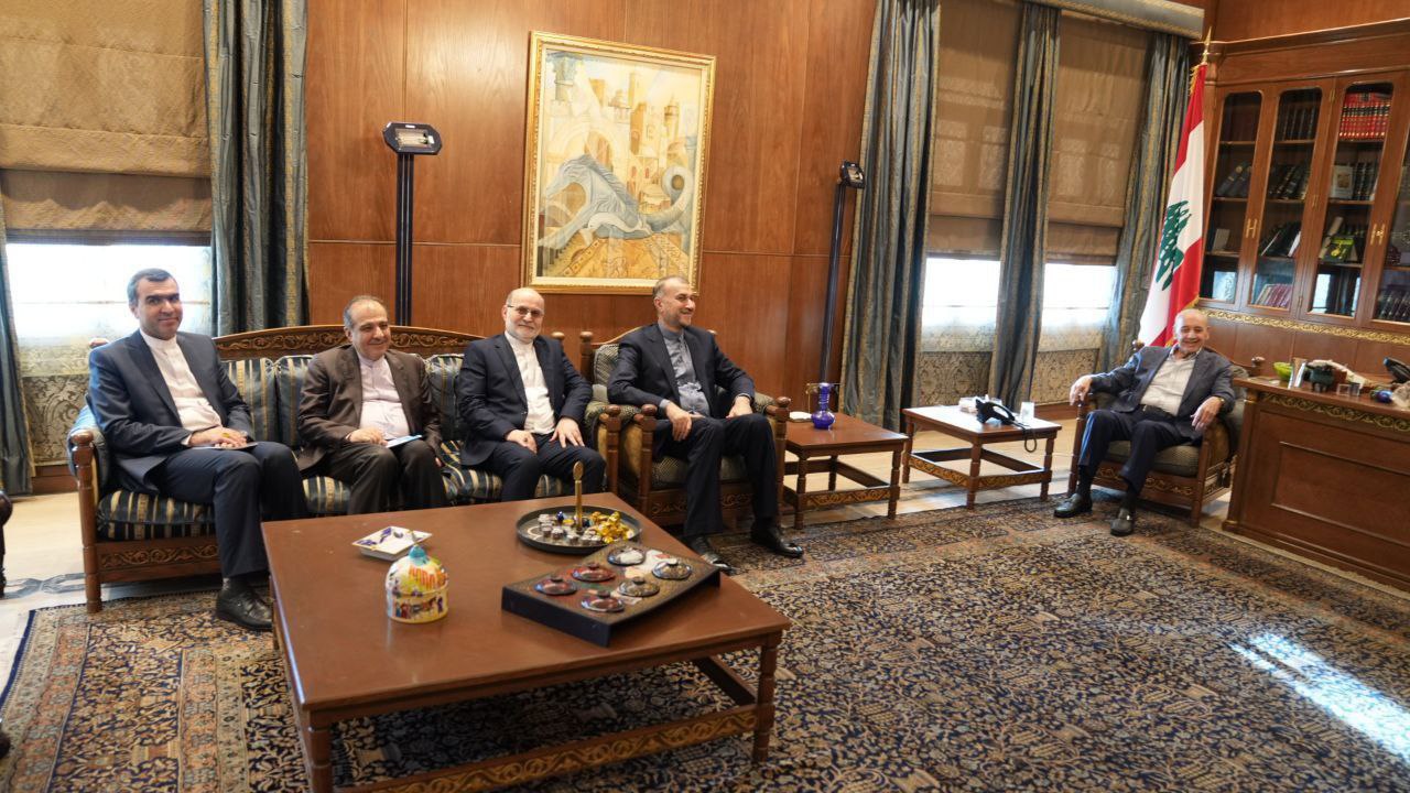 امیرعبداللهیان+-+رئیس+مجلس+لبنان