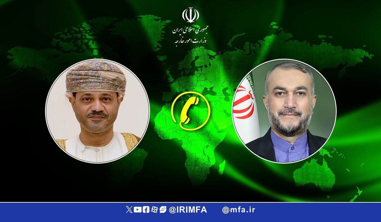 Iranian FM and his Omani counterpart's phone conversation