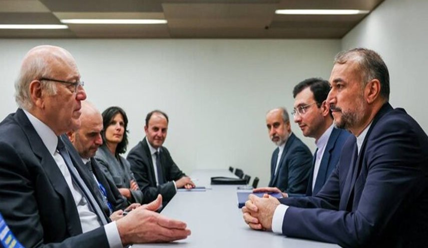 عبداللهيان: الكيان الصهيوني لن يصمد ساعة دون دعم امريكا