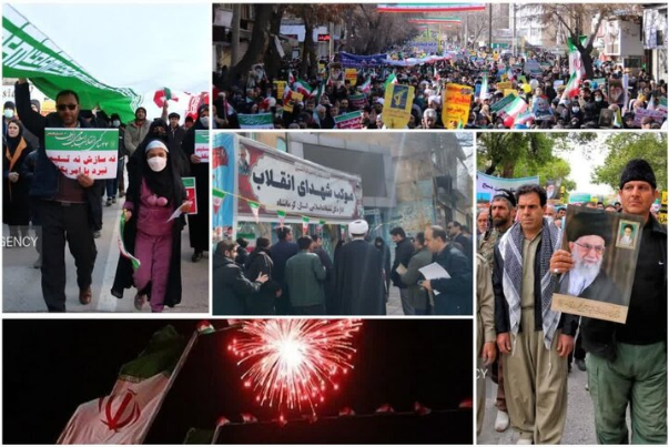 צעדות המוניות בכל מחוזות איראן לרגל יום השנה לניצחון המהפכה האסלאמית