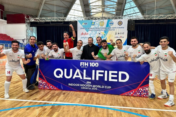 Iran wins title of Asian indoor hockey