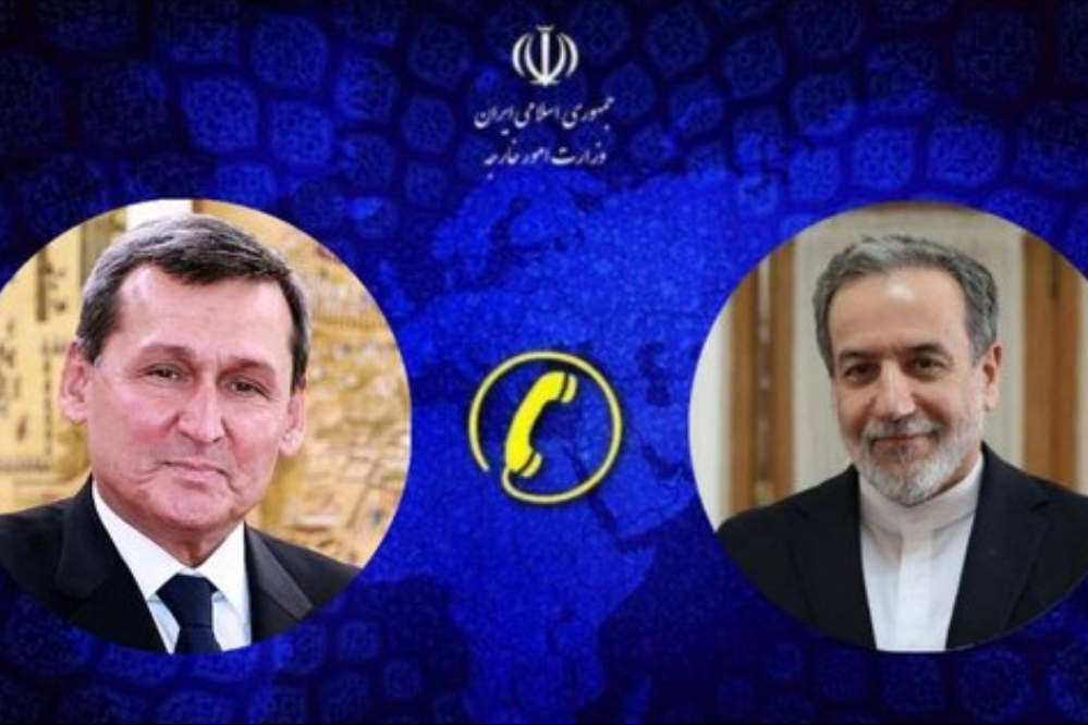 محادثة هاتفية بين وزيري خارجية إيران وتركمانستان