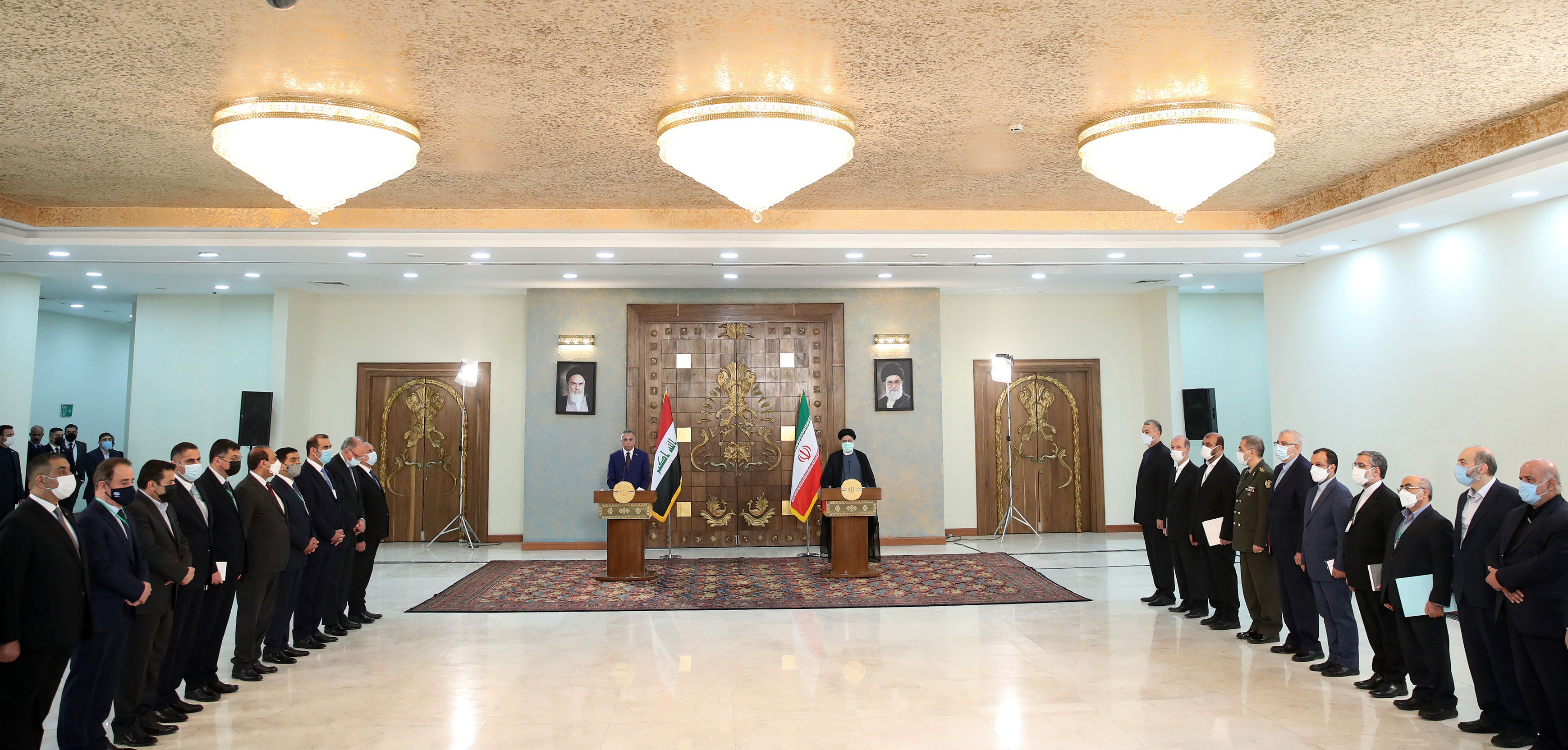 الرئيس رئيسي: ايران والعراق سيعززان علاقاتهما رغم محاولات الاعداء منع ذلك