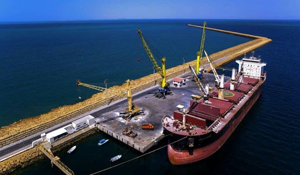 الصادرات تنمو 100 بالمئة عبر ميناء ايراني مطل على بحر عمان