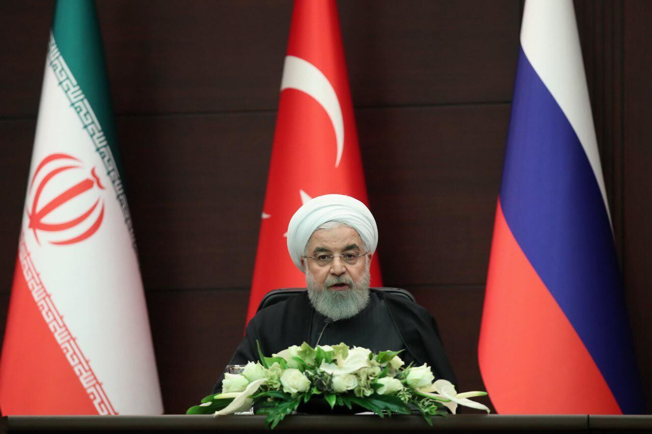 الرئيس الايراني لأعضاء أستانة: الاميركيون يقدمون الدعم للارهابيين ويتابعون اهدافا خطيرة في سوريا