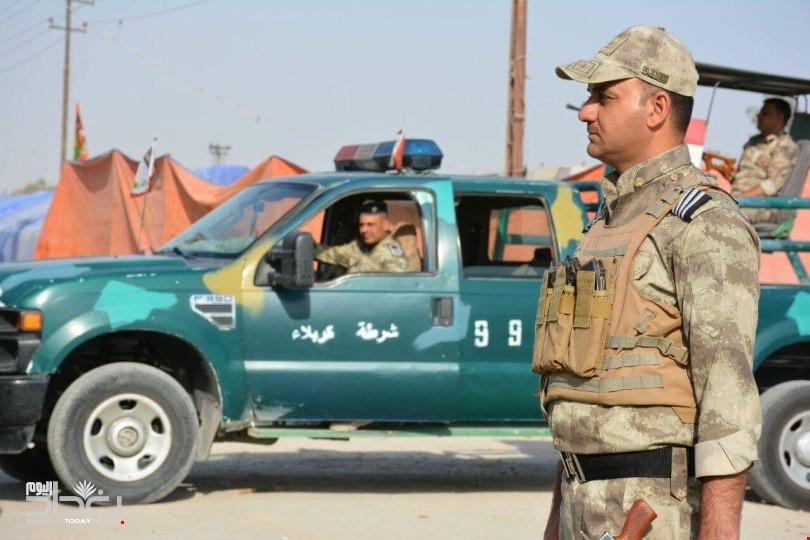 قيادة شرطة كربلاء تنفي سقوط قتلى خلال الاحتجاجات التي شهدتها