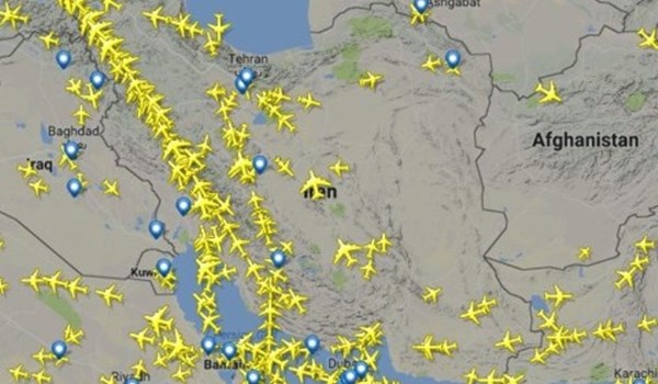900 رحلة طيران خارجية تستخدم أجواء ايران يوميا.. والسبب؟