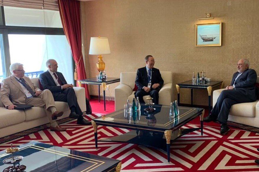 ظريف يشرح لمجموعة أممية أهداف ايران في مبادرة \"هرمز للسلام\"