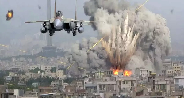 حمله هوایی گسترده رژیم صهیونیستی به نوار غزه