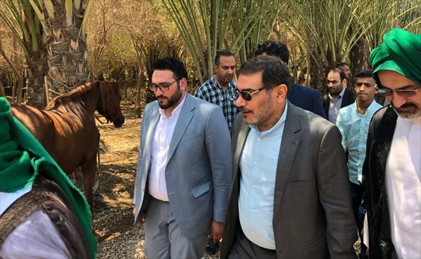 بازدید دریابان شمخانی از مناطق سیل‌زده خوزستان