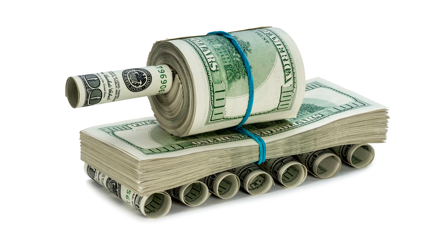 بودجه نظامی: نسبت بودجه نظامی به کل بودجه دولت در دنیا