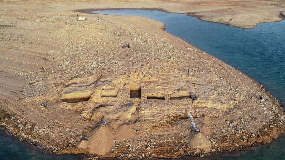 خشکسالی در کردستان عراق موجب کشف قلعه ???? ساله شد