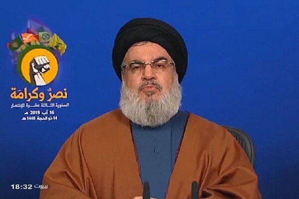 نصرالله:امام خامنه‌ای ، فرمانده خیمه‌گاه مقاومت را تنها نمی گذاریم