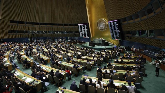 تصویب نهایی ? قطعنامه علیه اسرائیل در مجمع عمومی سازمان ملل