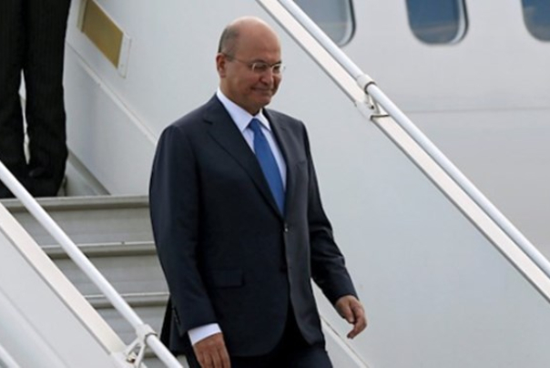 المیادین: «برهم صالح» به بغداد بازگشت