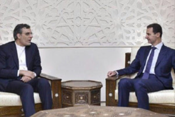 دستیار ارشد ظریف با اسد دیدار کرد