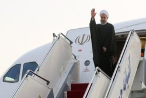 حسن روحانی طی سفر یک روزه برای افتتاح و کلنگ زنی برخی از پروژه‌های مهم عمرانی و اقتصادی، وارد اردبیل شد