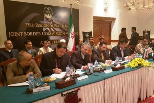 بدء اعمال اجتماعات اللجنة الحدودية المشتركة بين ايران وباكستان